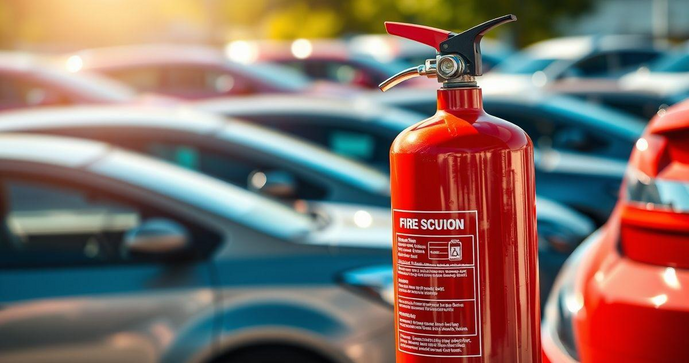 Extintor de incêndio para carros preço acessível