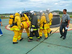 Curso de combate a incêndio avançado